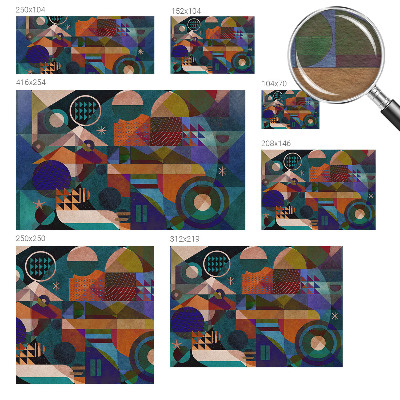 Fototapetas pagal užsakymą Geometrinis menas