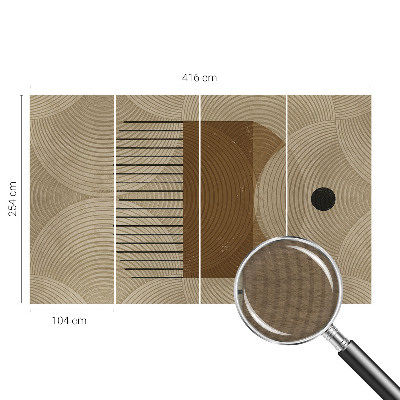 Aukštos kokybės fototapetas su „Harmonijos geometrija“ motyvu