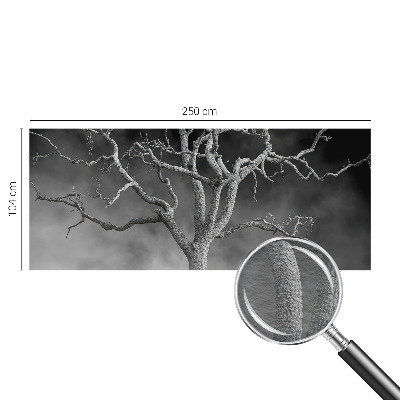 Sienų danga fototapetas su Tåget træ raštu