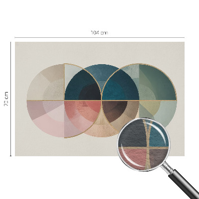 Plaunamas flizelininis fototapetas su geometriniu elegancijos raštu