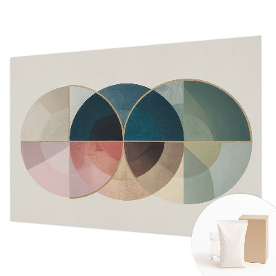 Plaunamas flizelininis fototapetas su geometriniu elegancijos raštu