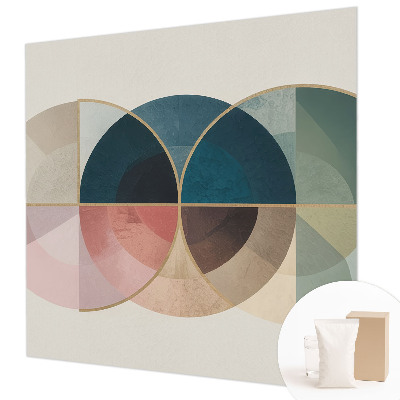 Plaunamas flizelininis fototapetas su geometriniu elegancijos raštu