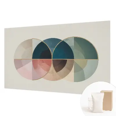 Plaunamas flizelininis fototapetas su geometriniu elegancijos raštu