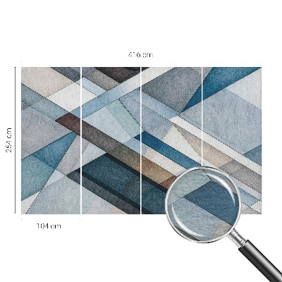 Fototapetas pagal matmenis su abstrakčiais geometriniais motyvais