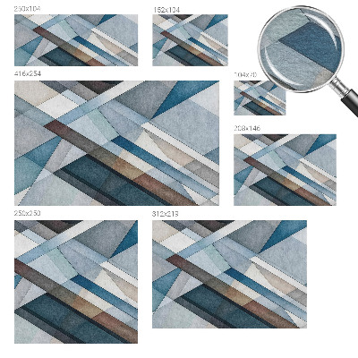 Fototapetas pagal matmenis su abstrakčiais geometriniais motyvais