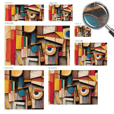 Dekoratyvinis fototapetas Geometriniai dydžiai