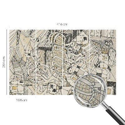 Stilingas fototapetas Geometrinė abstrakcija