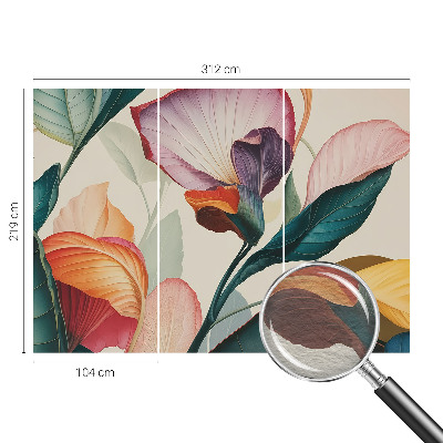 Fototapetas flizelino pagrindu Spalvingas žiedas