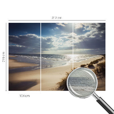 Plaunamas flizelininis fototapetas Strålende kyst