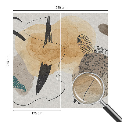 Fototapetas ant sienos su abstrakčia kompozicija