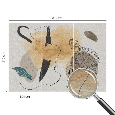 Fototapetas ant sienos Abstrakti kompozicija