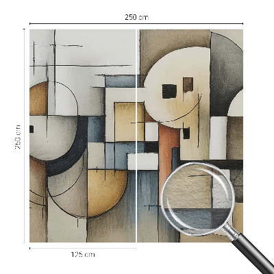 Fototapetas pagal matmenis su geometriniu harmonijų raštu