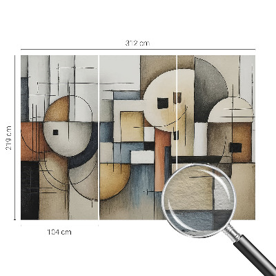 Fototapetas pagal matmenis su geometriniu harmonijų raštu