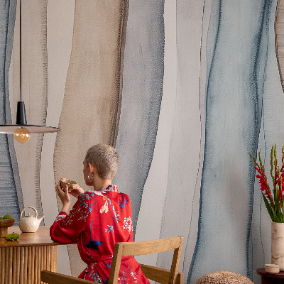 Fototapetas miegamajam Abstraktūs sruogeliai