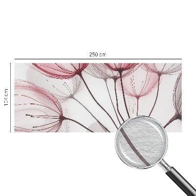 Fototapetas svetainei Blomsterio siluetas