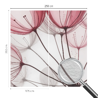 Fototapetas svetainei Blomsterio siluetas