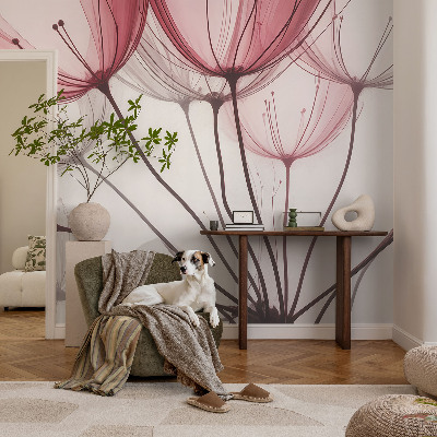 Fototapetas svetainei su „Blomsterio“ siluetu