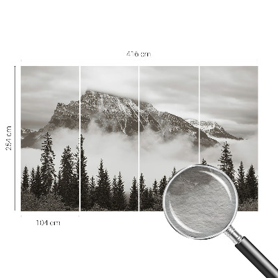 Stilingas fototapetas su kalnų peizažu
