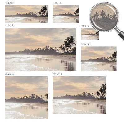 Sienų danga fototapetas Strandmorgenas