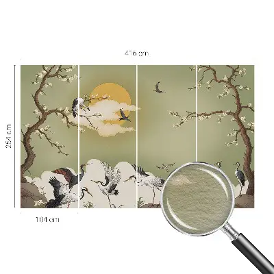 Fototapetas svetainei elegantiškas gamtos motyvas