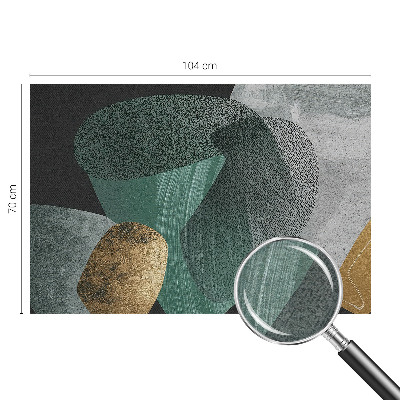 Sienų danga fototapetas su abstrakčios geometrinės kompozicijos motyvu
