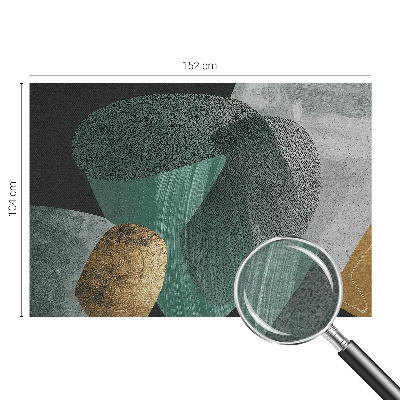 Sienų danga fototapetas su abstrakčios geometrinės kompozicijos motyvu
