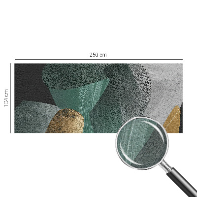 Sienų danga fototapetas su abstrakčios geometrinės kompozicijos motyvu