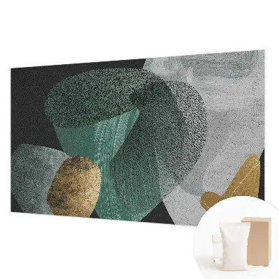 Sienų danga fototapetas su abstrakčios geometrinės kompozicijos motyvu