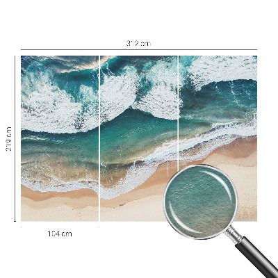 Flizelininis fototapetas Havbølger