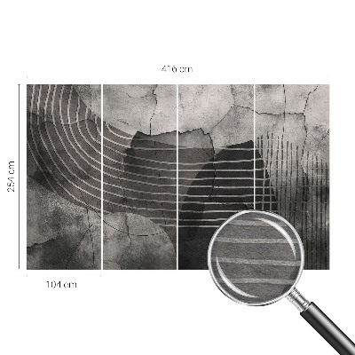 Plaunamas flizelininis fototapetas Abstraktios linijos