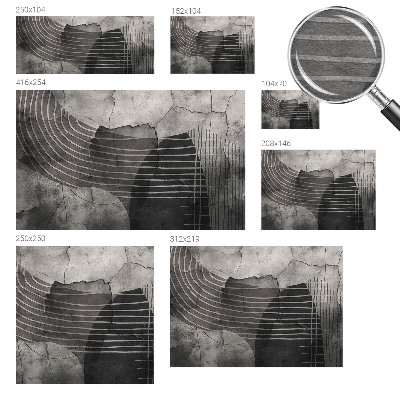 Plaunamas flizelininis fototapetas Abstraktios linijos