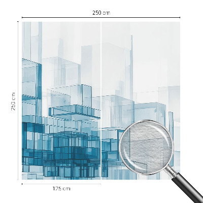Modernus fototapetas su abstrakčiu geometriniu raštu