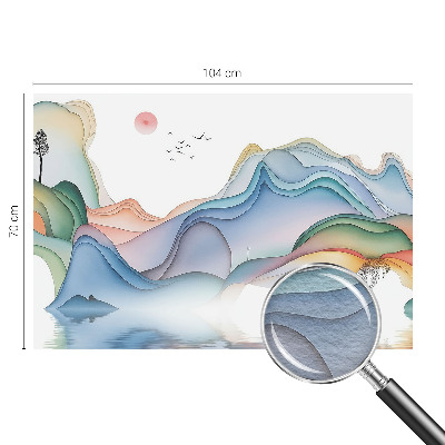 Plaunamas flizelininis fototapetas Drømmelandskab