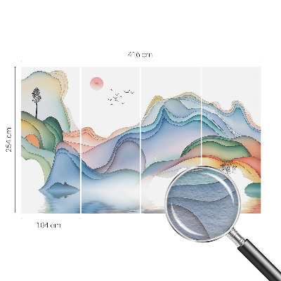 Plaunamas flizelininis fototapetas Drømmelandskab