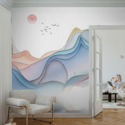 Plaunamas flizelininis fototapetas Drømmelandskab