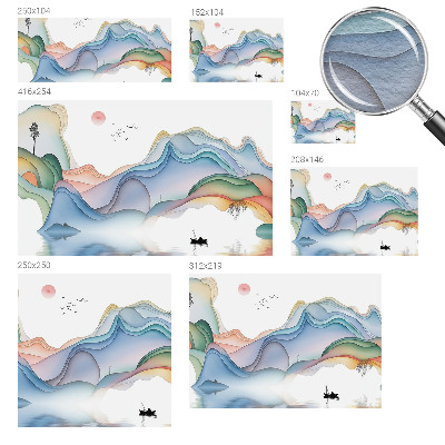 Plaunamas flizelininis fototapetas Drømmelandskab