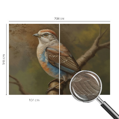 Fototapetas miegamajam Fugleportræt