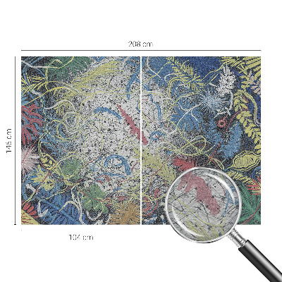 Sienų danga fototapetas Augalų virvelės