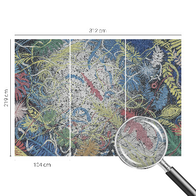 Sienų danga fototapetas Augalų virvelės