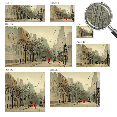 Fototapetas flizelino pagrindu su Byenso simetrijos motyvu