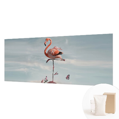 Flizelininis fototapetas su elegantišku flamingu