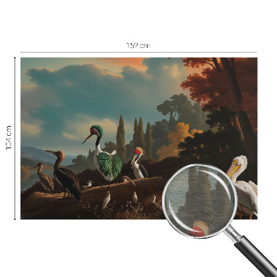 Flizelininis fototapetas Maleriske fugle