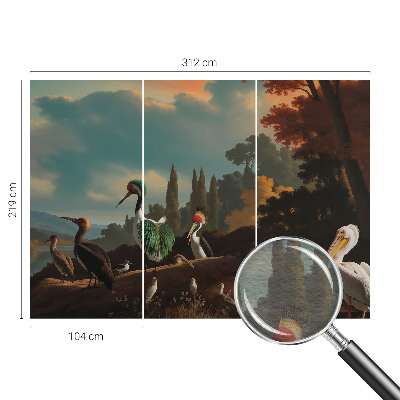 Flizelininis fototapetas Maleriske fugle