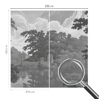 Plaunamas flizelininis fototapetas Naturlandskab