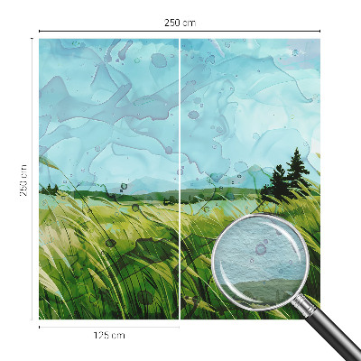 Fototapetas svetainei Žaliasis kraštovaizdis