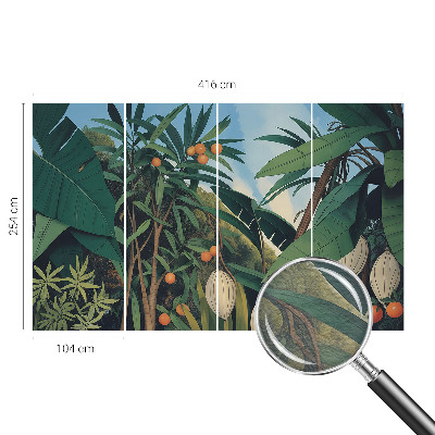 Dekoratyvinis fototapetas Tropikų džiunglės