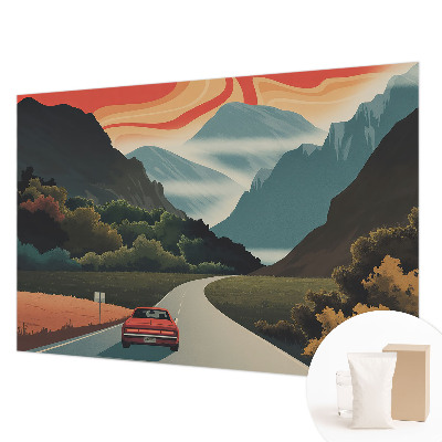 Sienų danga fototapetas Bjergeventyras