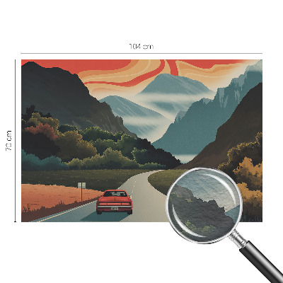 Sienų danga fototapetas Bjergeventyras