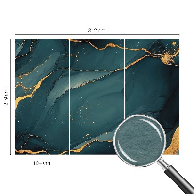 Fototapetas miegamajam Mørkeblå abstrakcija