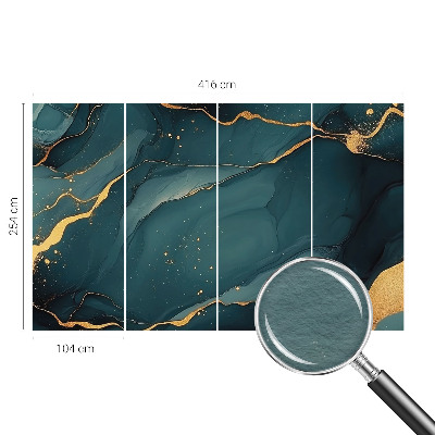 Fototapetas miegamajam Mørkeblå abstrakcija